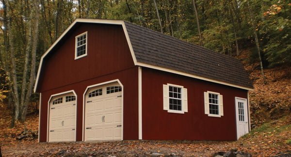 storage garage by PineTree Woodworks