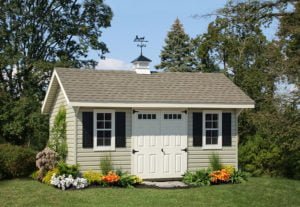 custom storage shed building by PineTree Woodworks 16