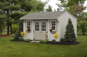 custom storage shed building by PineTree Woodworks 17