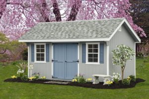 custom storage shed building by PineTree Woodworks 18