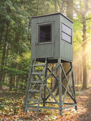 5x5wood Copy 5x5 elevated hunting blinds by pinetree woodworks